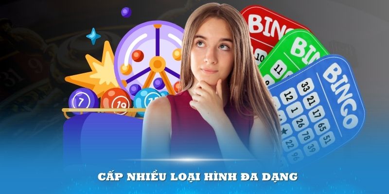 Sân chơi cung cấp nhiều loại hình đa dạng cho bạn lựa chọn